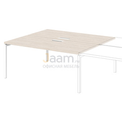 Мебель для персонала Дополнительная секция к столу-тандему S-526