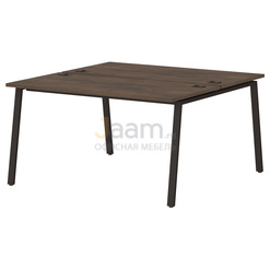 Мебель для персонала Стол-тандем на металлокаркасе T-139