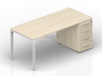 Мебель для персонала Стол с приставной тумбой STTPS128N072