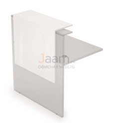 Стойка ресепшн Фартук прямой с подсветкой 1ПФ.007.1