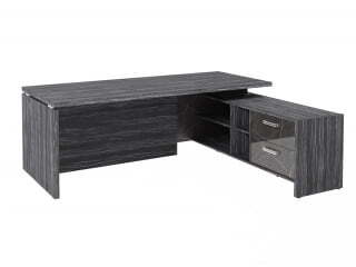 Стол руководителя с опорной тумбой Festus FI-121R.GG 2100x1800x750