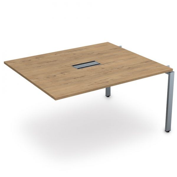 СПГС-П.928 Стол системы БЕНЧ переговорный, средний (1600x1200x750) (TeakwoodСерый)