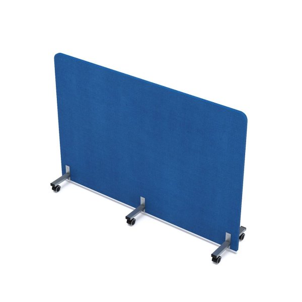 Акустическая мобильная перегородка SOFTOffice 011.МП.1611 1600x377x1100 (Indigo)