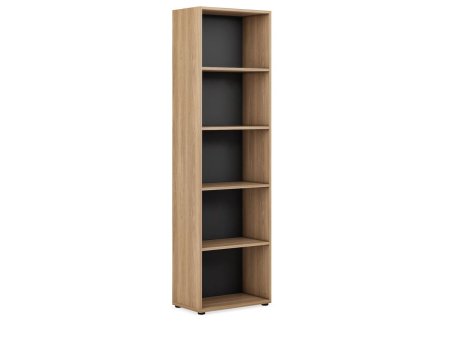 Стеллаж высокий узкий EVOLUTION (600х344х2050) (Дуб Честерфилд)
