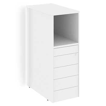 Тумба с подсветкой 5 ящиков TIP-ON завершающая, левая Onix O.R-TV-5TIP.SL 436x767x1185