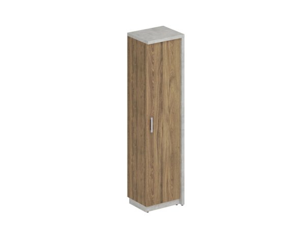 Шкаф (Комплект № 6 Wood&Stone СФ-534502 + СФ-535105 537x454x2083 (Дуб Чарльстон/Бетон Чикаго)