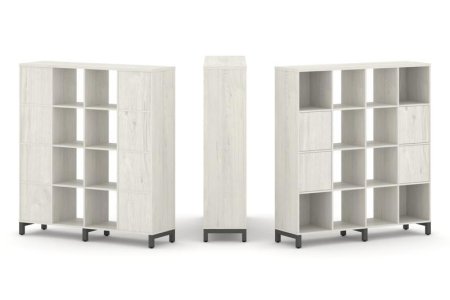 Набор стеллажа 1 сторонний, 4 яруса SN.NS-441 (1488х400х1615)