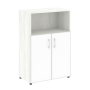 Шкаф для документов со стеклом белым LT.ST-2.2 R white