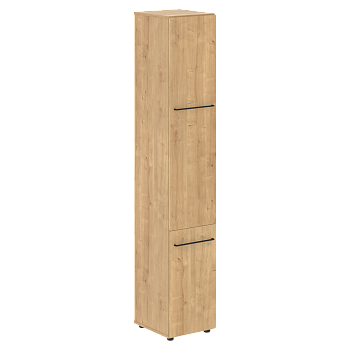 Шкаф колонка с глухими малыми и средними дверьми LOFTIS LHC 40.3 400х430х2253