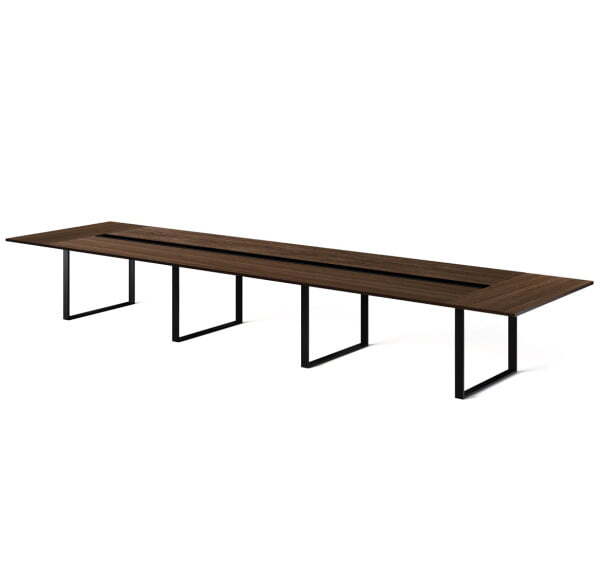 EXE Стол для переговоров L536 101 912 (Орех/Черный металл)