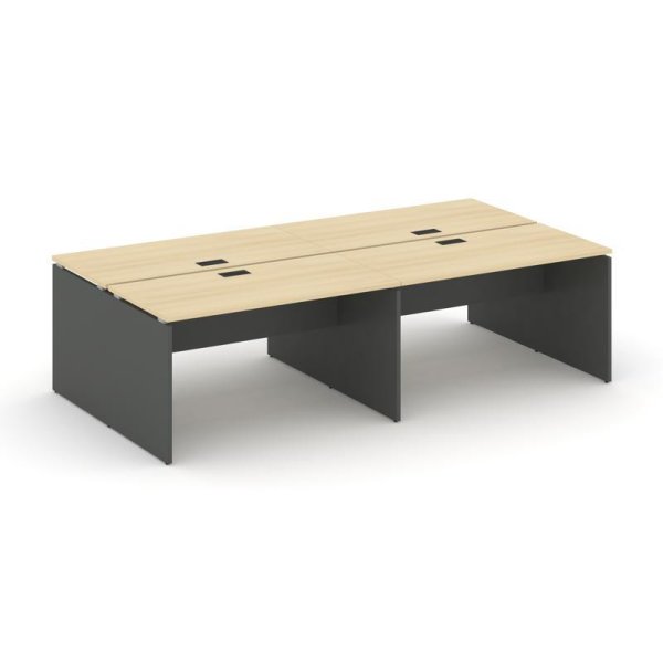Рабочая станция 2-х сторонняя SN-D.DRS-054 (3160х1632х750) (Акация Лорка/Антрацит)