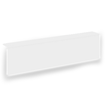 Накладка с подсветкой прямая высокая на 2 модуля О.R-F.MP.V-158 Onix О.R-NP.V-158.2.S 2700x327x674