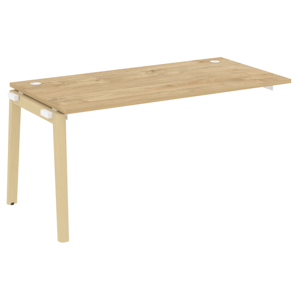 Наборный элемент рабочей станции на деревянных опорах Onix Wood OW.1.NRS-4.8 1580x800x750