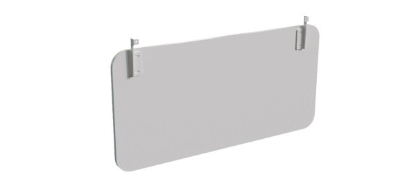 Передний щит для стола 80 ЛДСП с креплением Steel 11808П 700x18x396 (Белый)