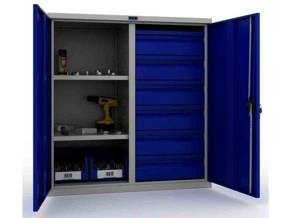 Шкаф инструментальный ТС 1095-100206 (Серый/Синий)