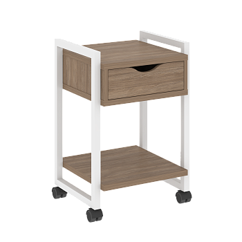 Тумба на колесных опорах с ящиком и полкой VR.L-T1.K 500x460x767
