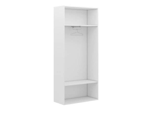 Секция гардероба Emporio EMP433.H 900x400x2020 (Белый глянец)