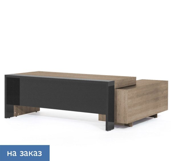 LAVA Стол для руководителя 243 (Гавана/Серый глянец)