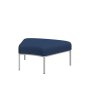 A45-p Астро. Пуф радиусный. Sweet blue. Серый каркас