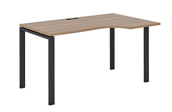 Стол криволинейный правый на на П образном м/к 60х30 гл. EVOLUTION 160 (1600х900/700х750)