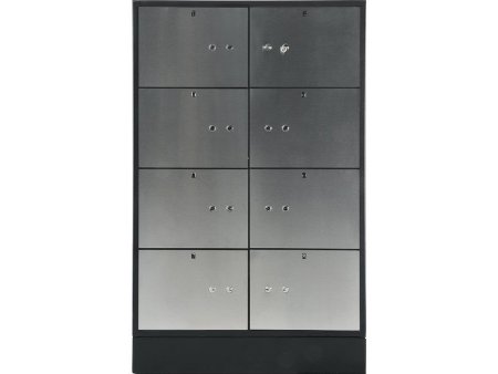 Блок депозитных ячеек VALBERG DB-8S.DGL (Серый/Графит)