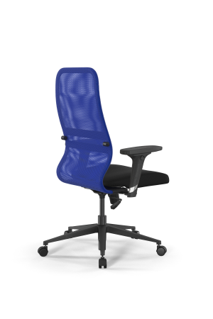 Кресло для руководителя Метта Sit 8 B2-8D - X1+UMF(X1) /Uh00/Wh00/D02P(M09.B11.G19.W02) (Синий | Черный)