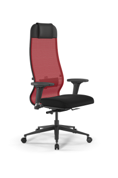 Кресло для руководителя Метта SynchroSit 10 B1-111D - X2+UMF(X1) /Ub00/Wh00/D02P(M24.B11.G19.W02)